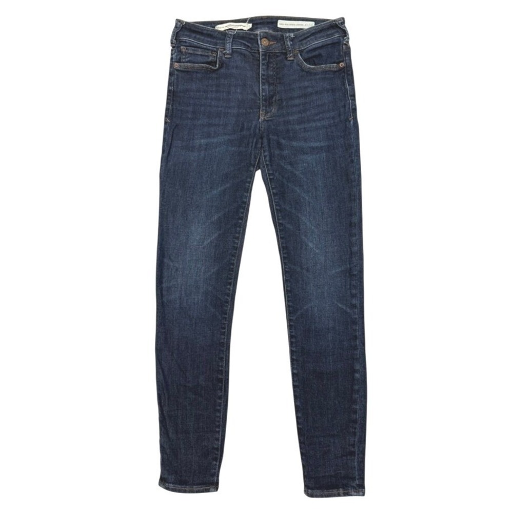 Pilcro by Anthropologie High Rise Denim Legging Jeans Dark Wash Women's Size 27